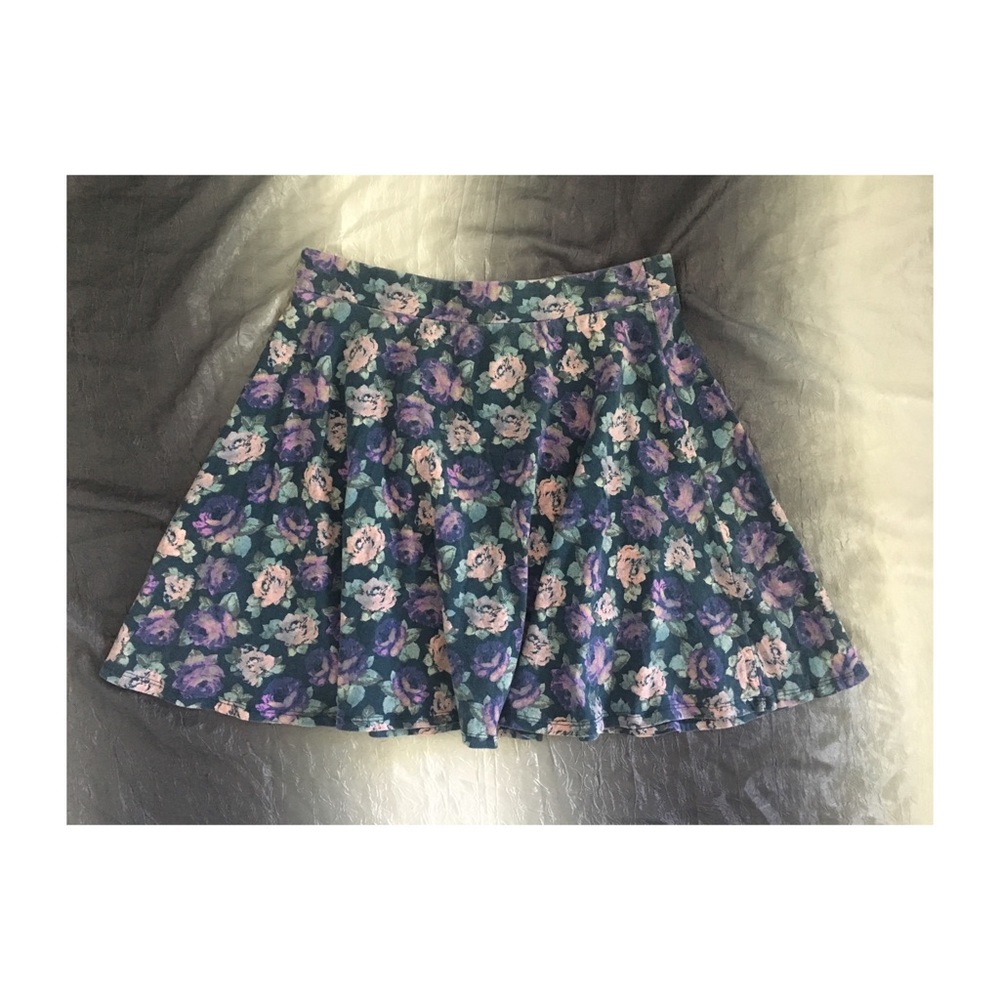 Floral Skater Skirt